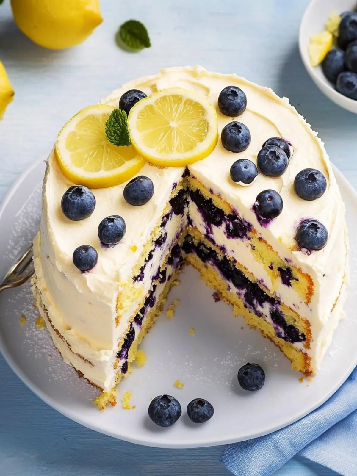 blueberry lemon cake recipe