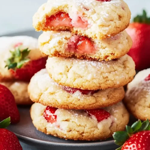 Strawberry Shortcake Cookies