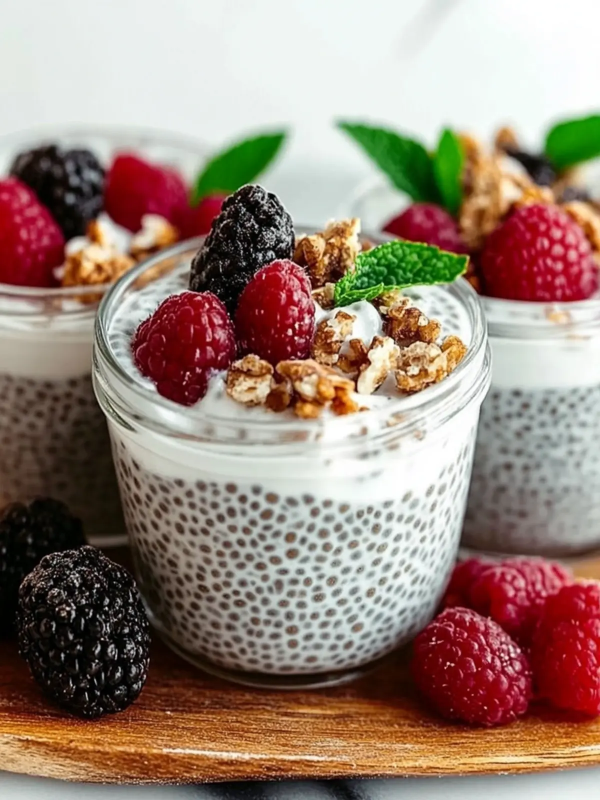 chia seed pudding with yogurt