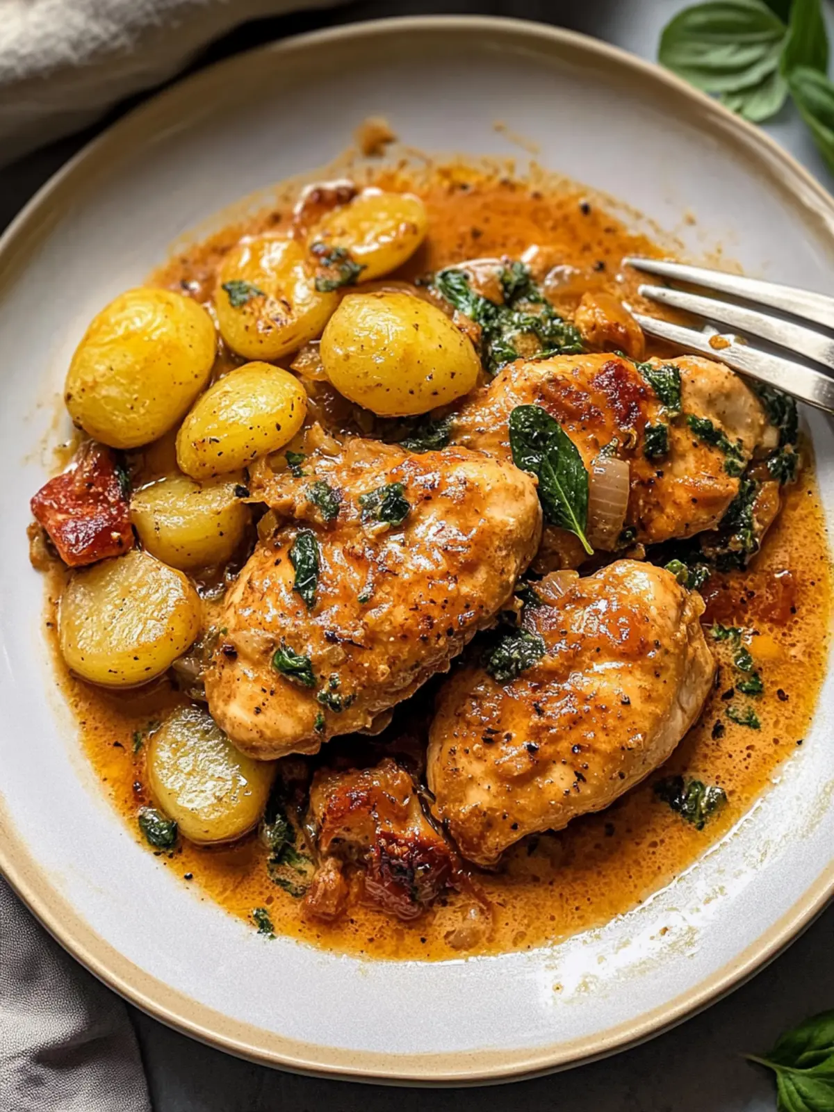 Marry Me Chicken (Creamy Tuscan Style)