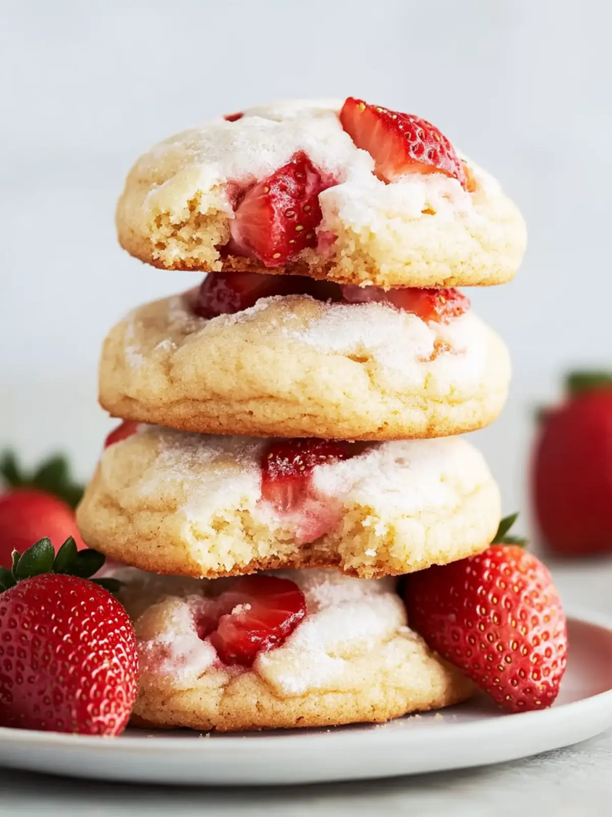 Strawberry Shortcake Cookies