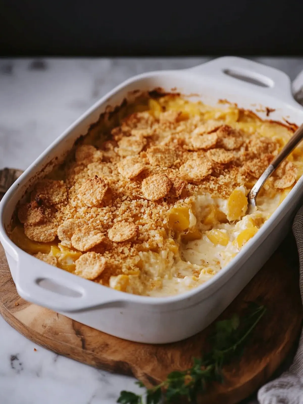 squash casserole with ritz crackers
