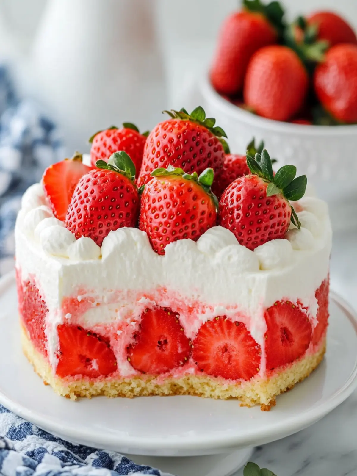 Strawberry Poke Cake
