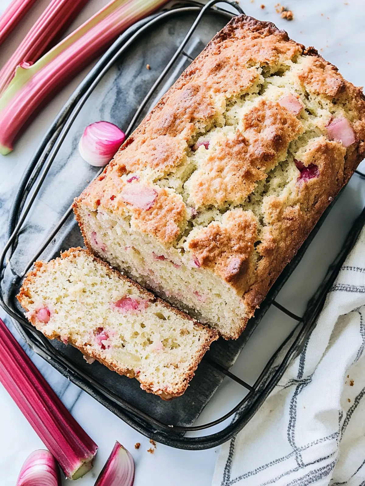 Rhubarb bread recipe