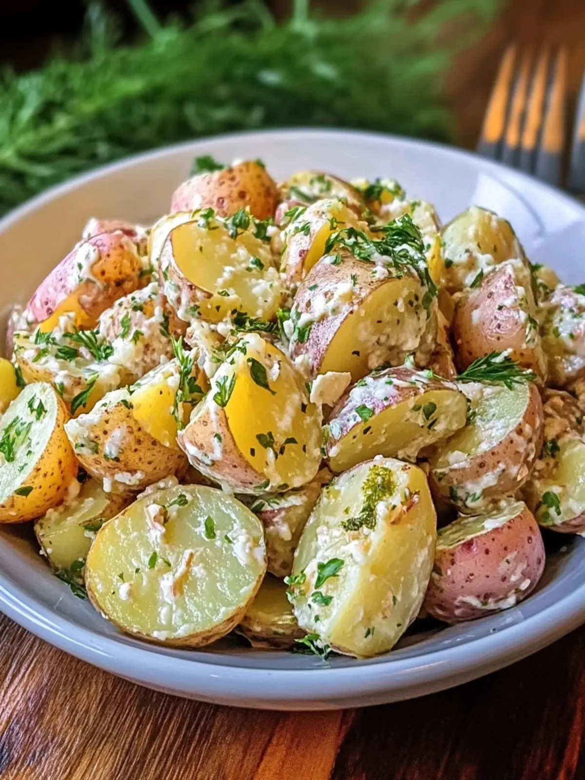 Classic French Potato Salad – No Mayo, Full Flavor Recipe