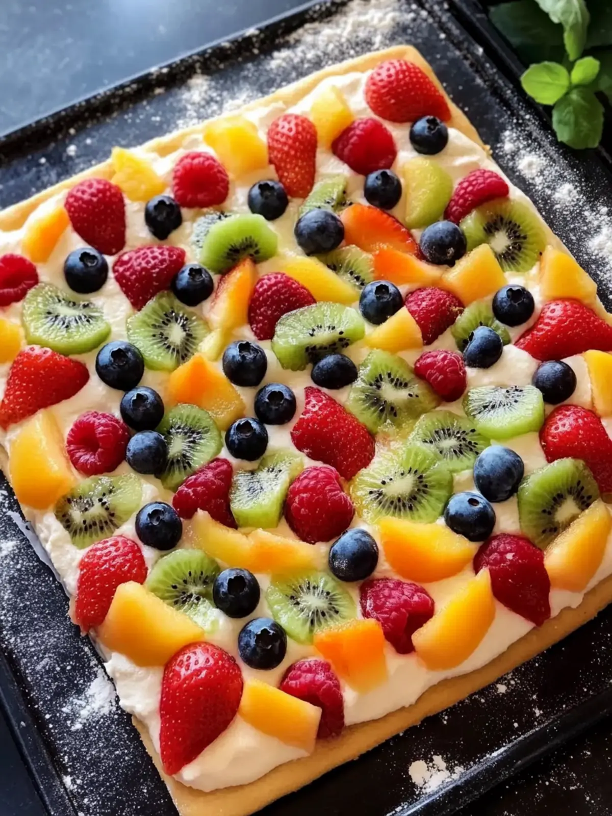 Special Ingredient Fruit Pizza