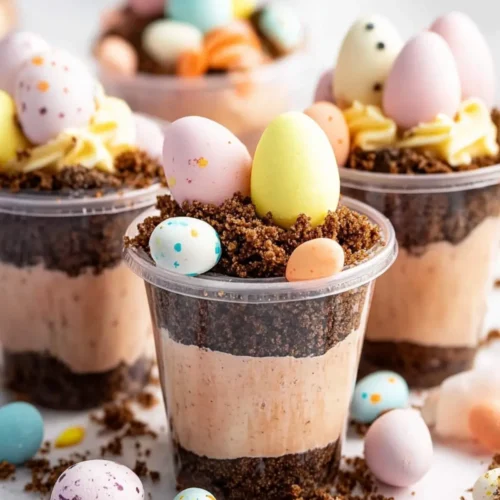 Easter Dirt Cups Recipe