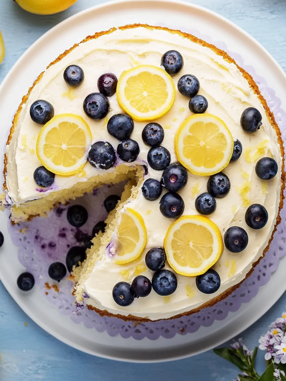 blueberry lemon cake recipe