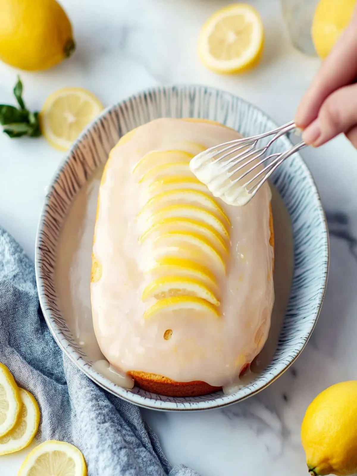 Lemon Loaf with Glaze
