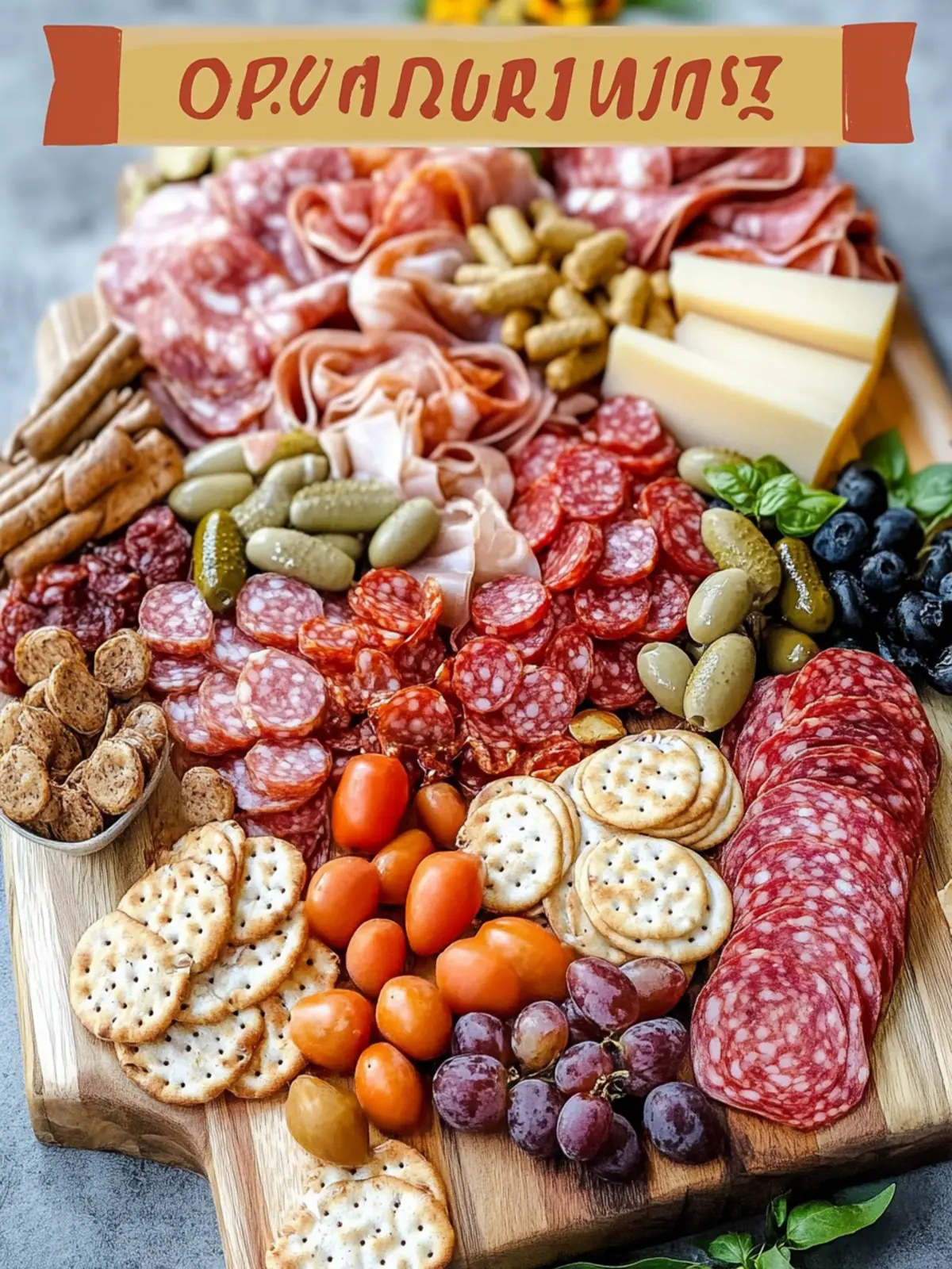 Graduation charcuterie board recipe
