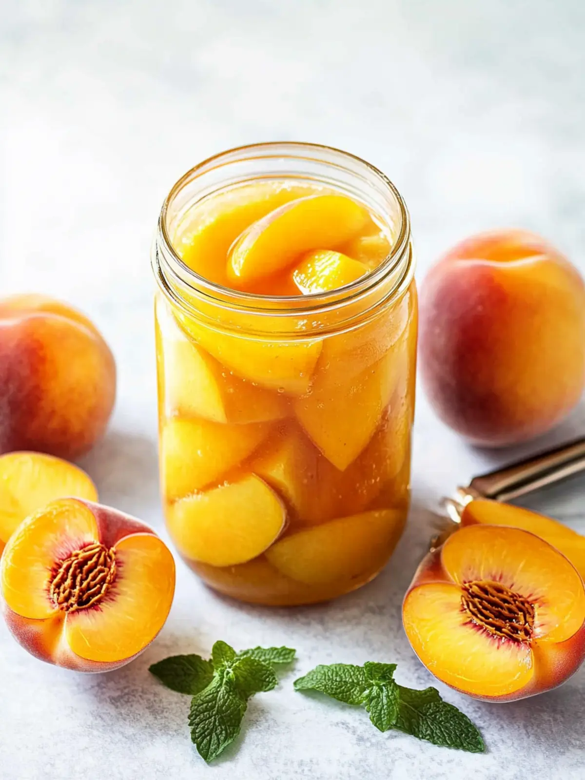 Canning peaches recipe