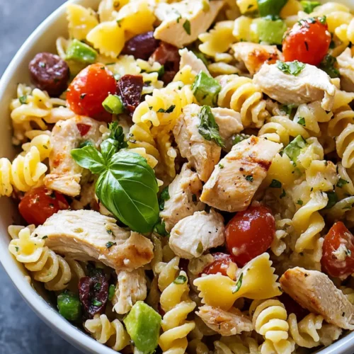 Chicken pasta salad recipe