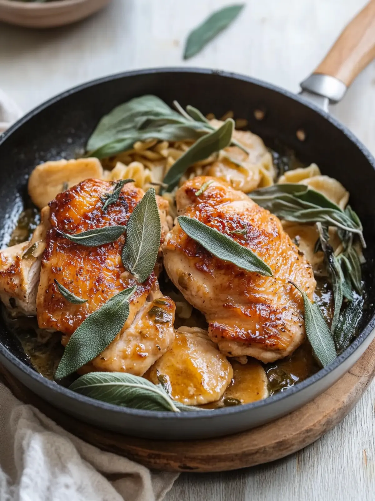 Brown Butter Sage Skillet Chicken