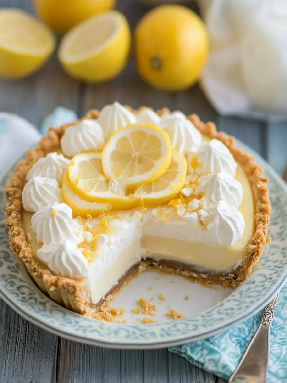 Lemon icebox pie recipe