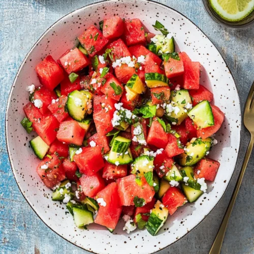 Watermelon salad recipe