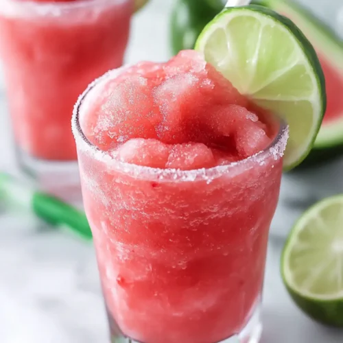 Watermelon slushie recipe