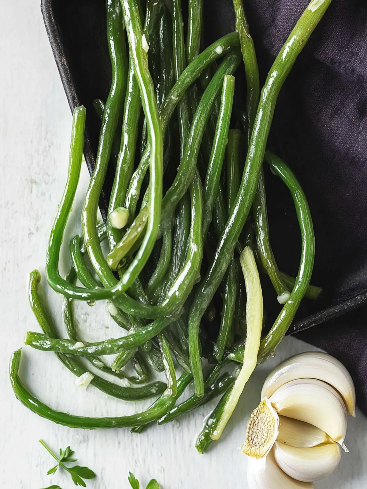 Garlic scapes recipe