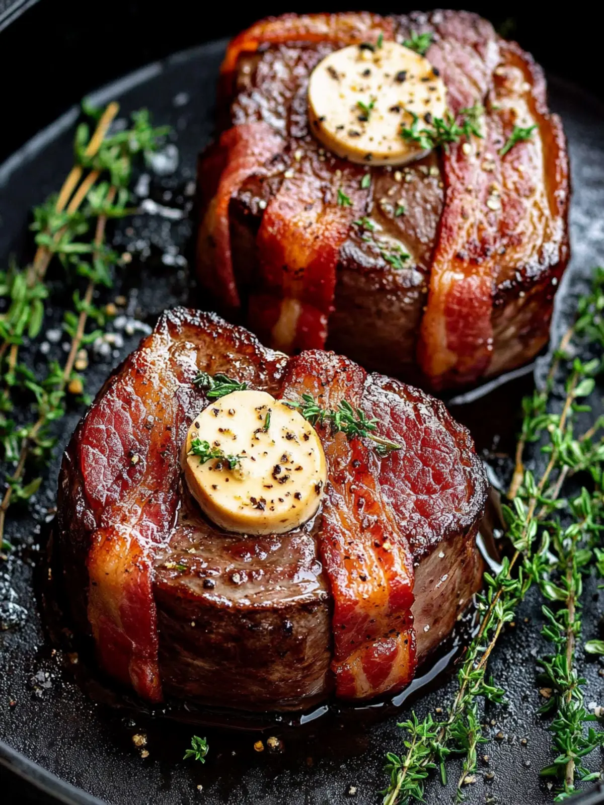 Bacon wrapped filet mignon recipe