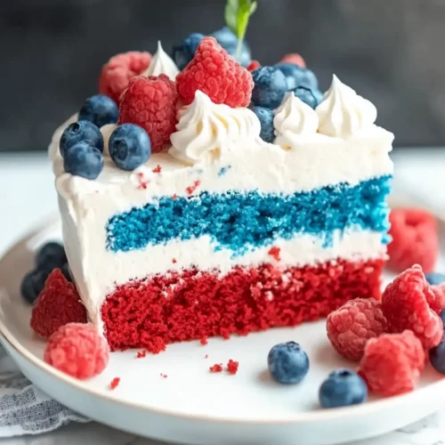 Red white and blue cake recipe