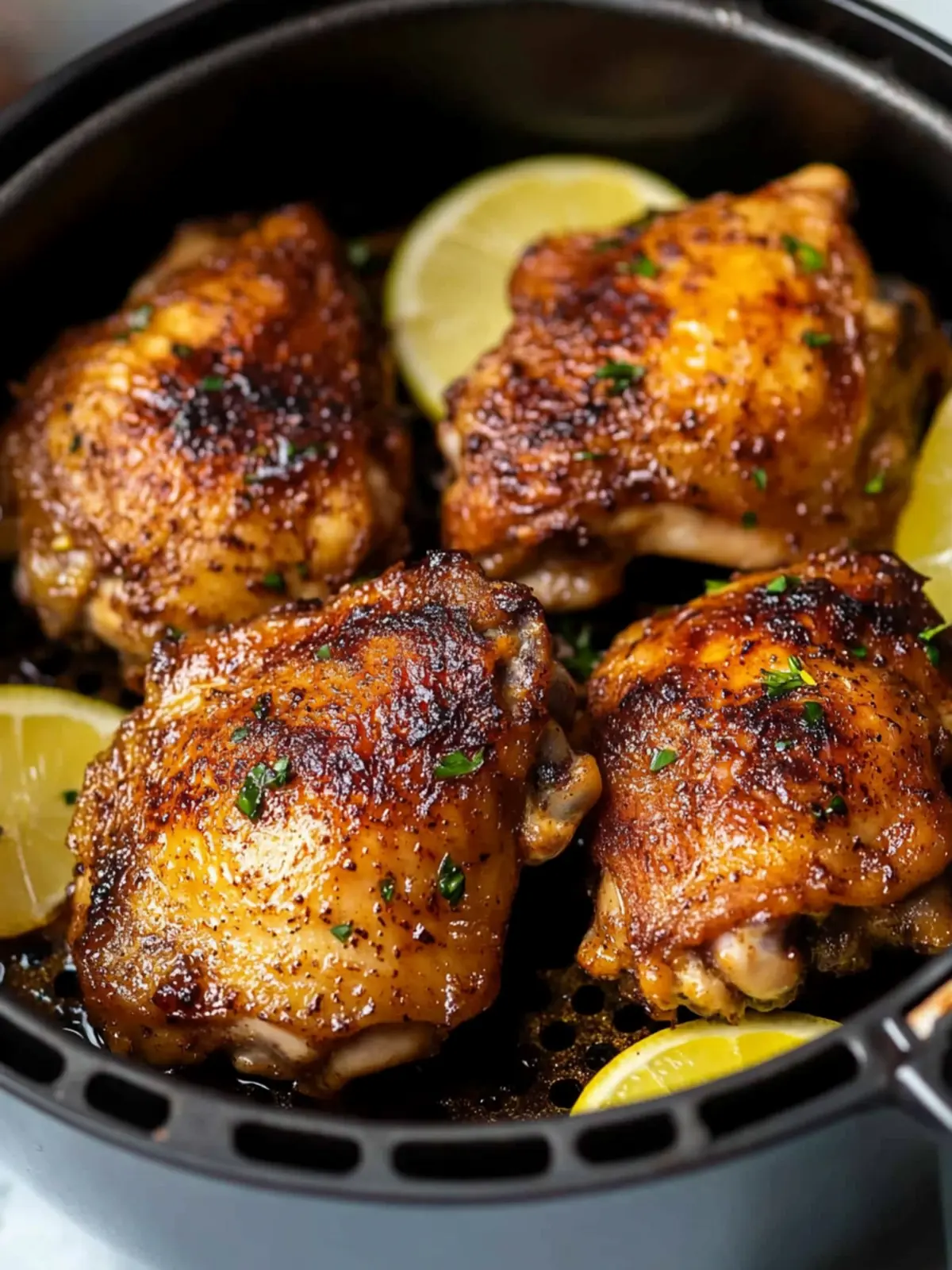 Air fryer chicken thighs recipe