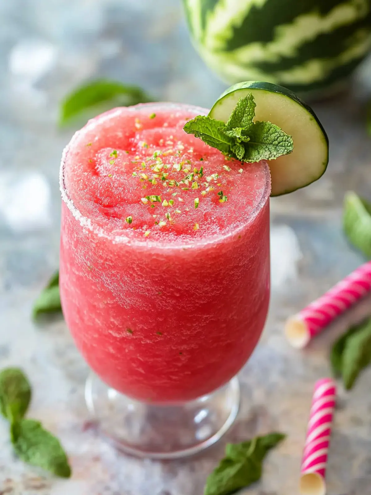 Watermelon slushie recipe