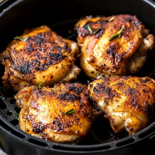 Air fryer chicken thighs recipe