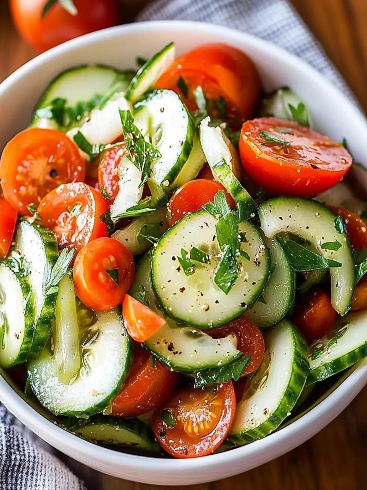 Tomato cucumber salad recipe