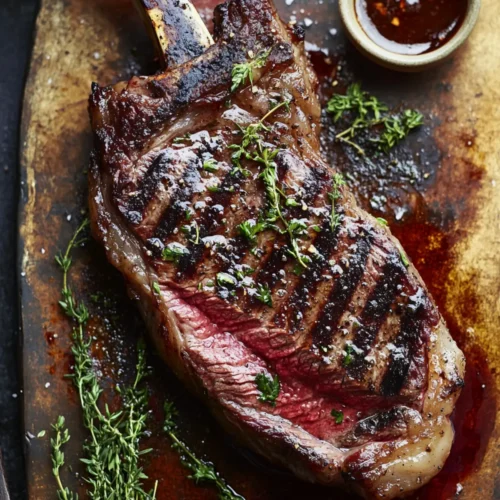 Tomahawk steak grill recipe