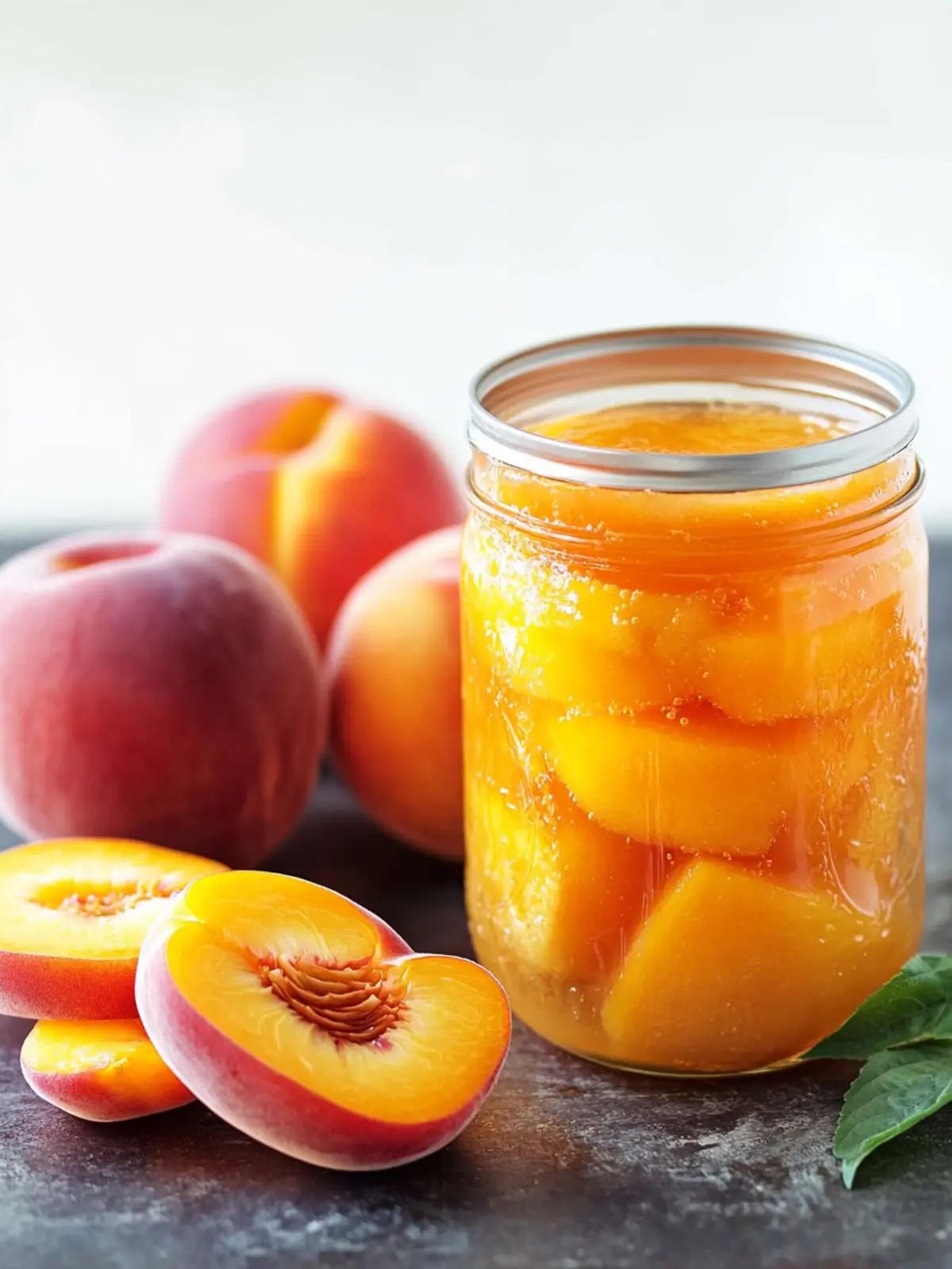 Canning peaches recipe