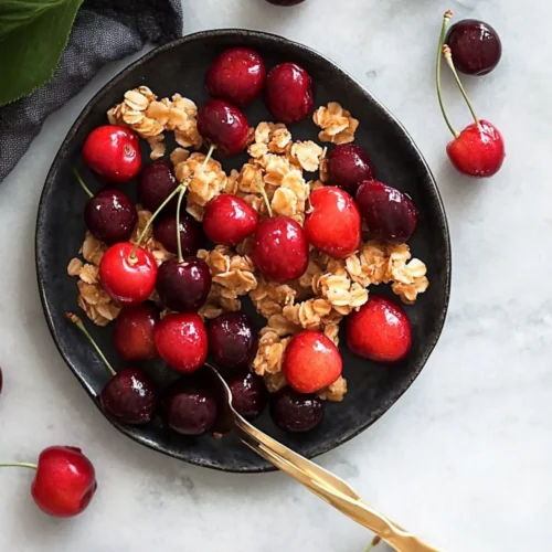 Fresh cherry recipe