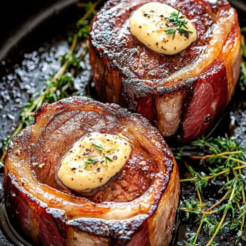 Bacon wrapped filet mignon recipe