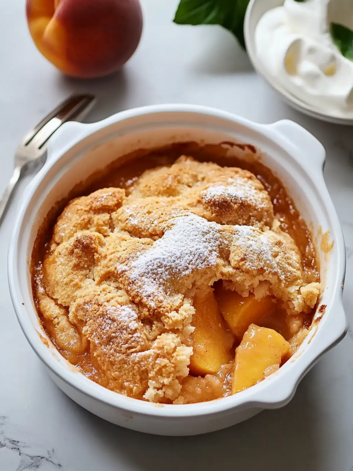 Fresh peach cobbler recipe