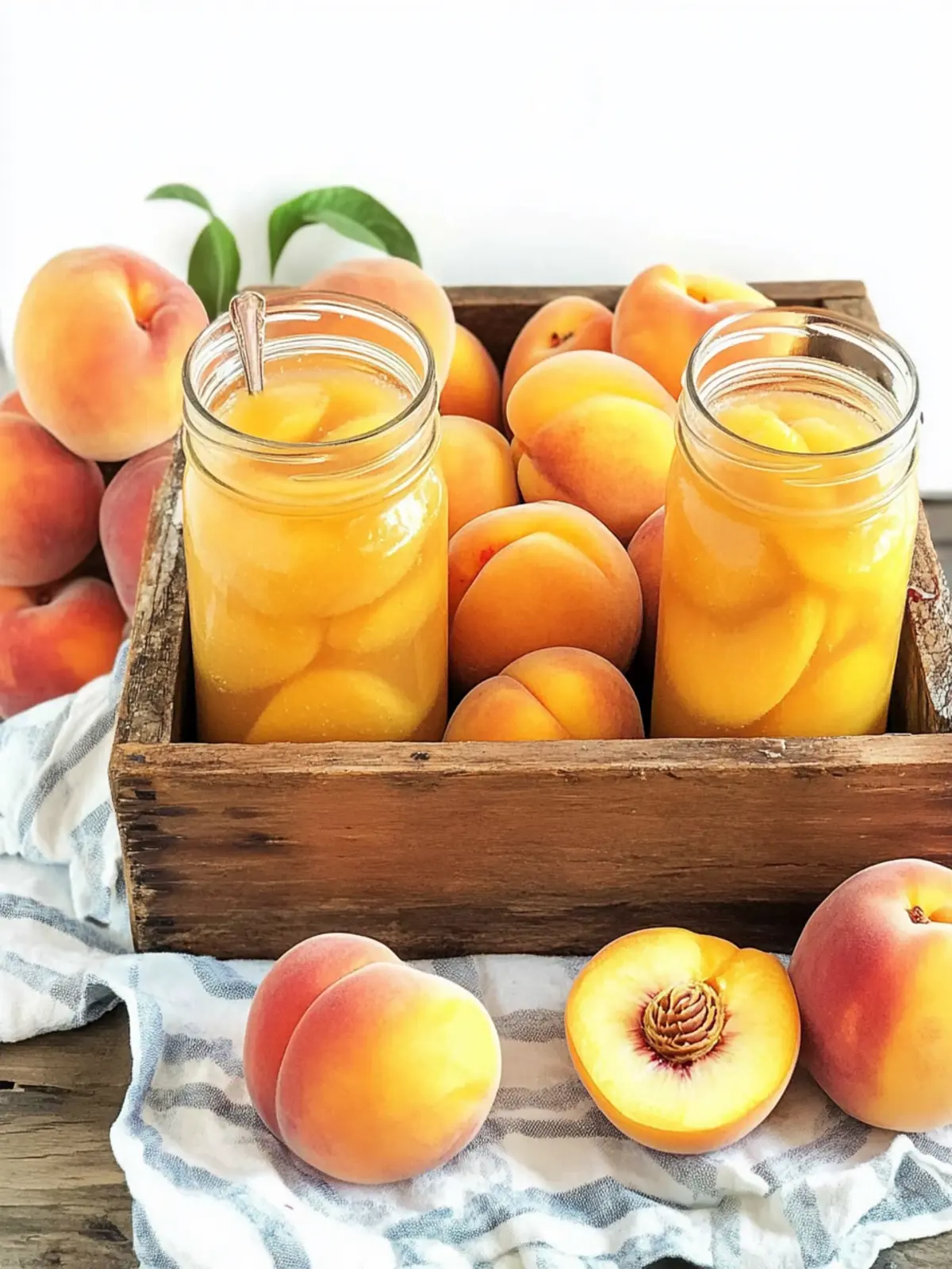 Canning peaches recipe