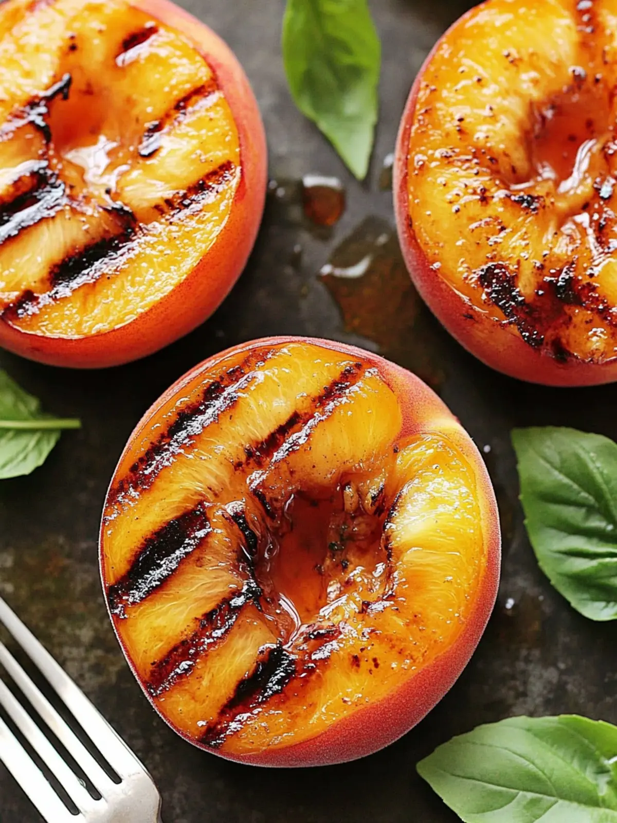 Grilled peaches recipe