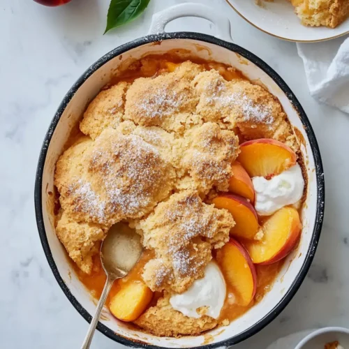 Fresh peach cobbler recipe