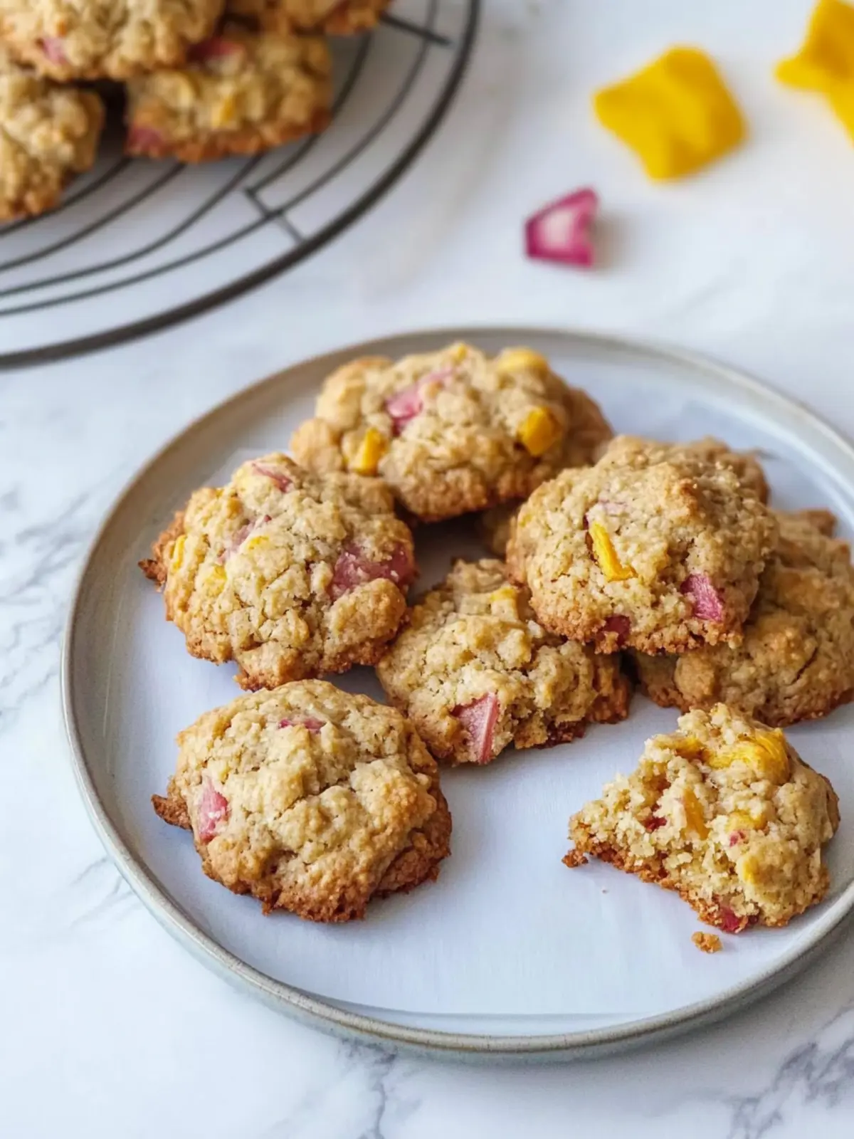 Rhubarb cookies recipe