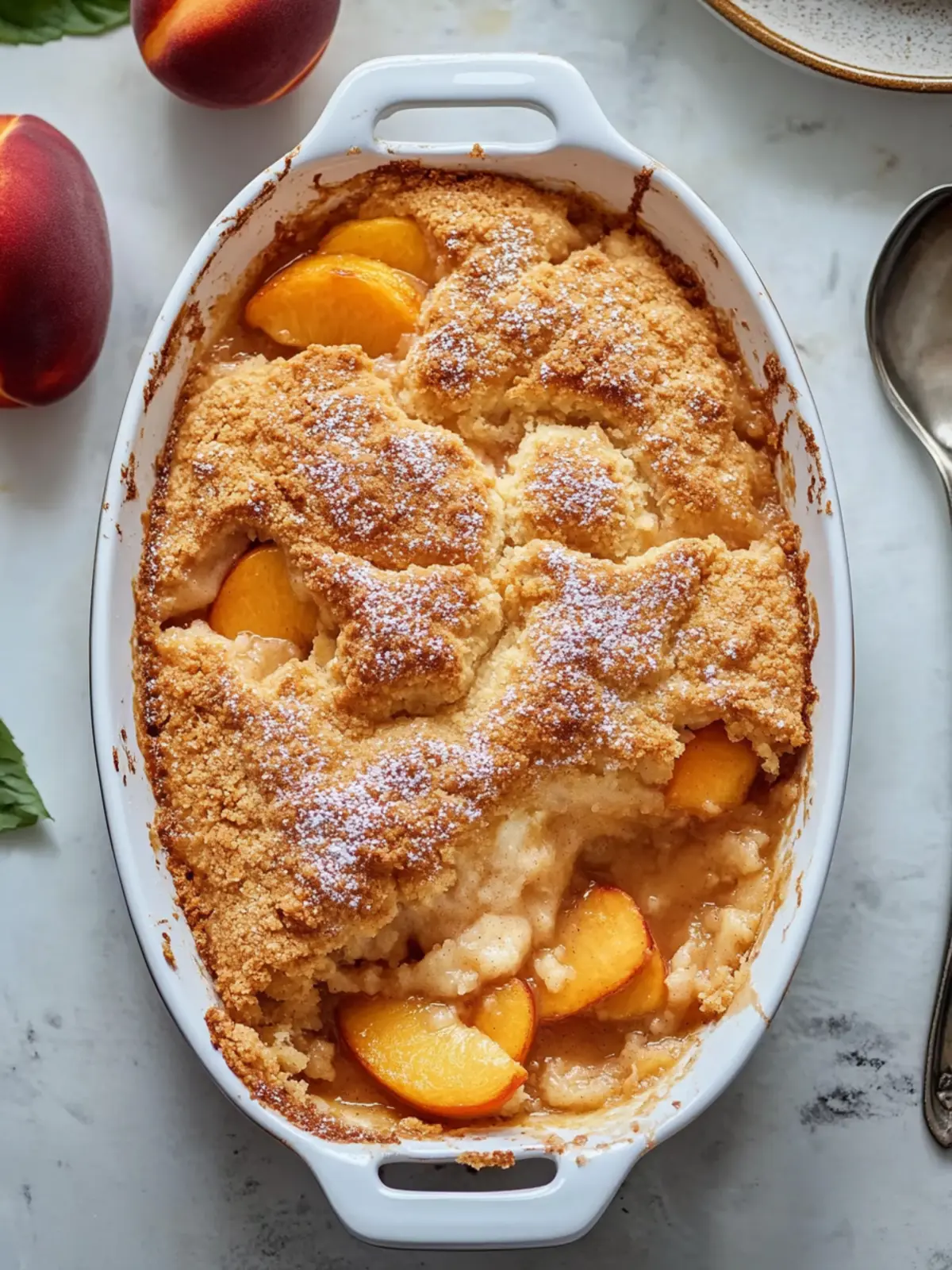 Fresh peach cobbler recipe