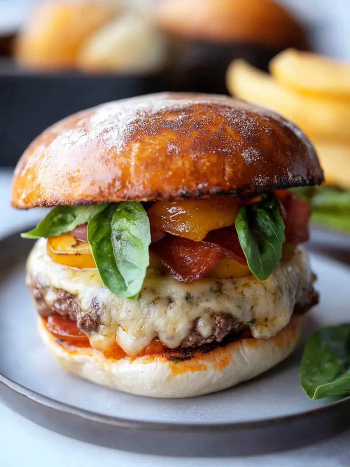 Pizza burger recipe