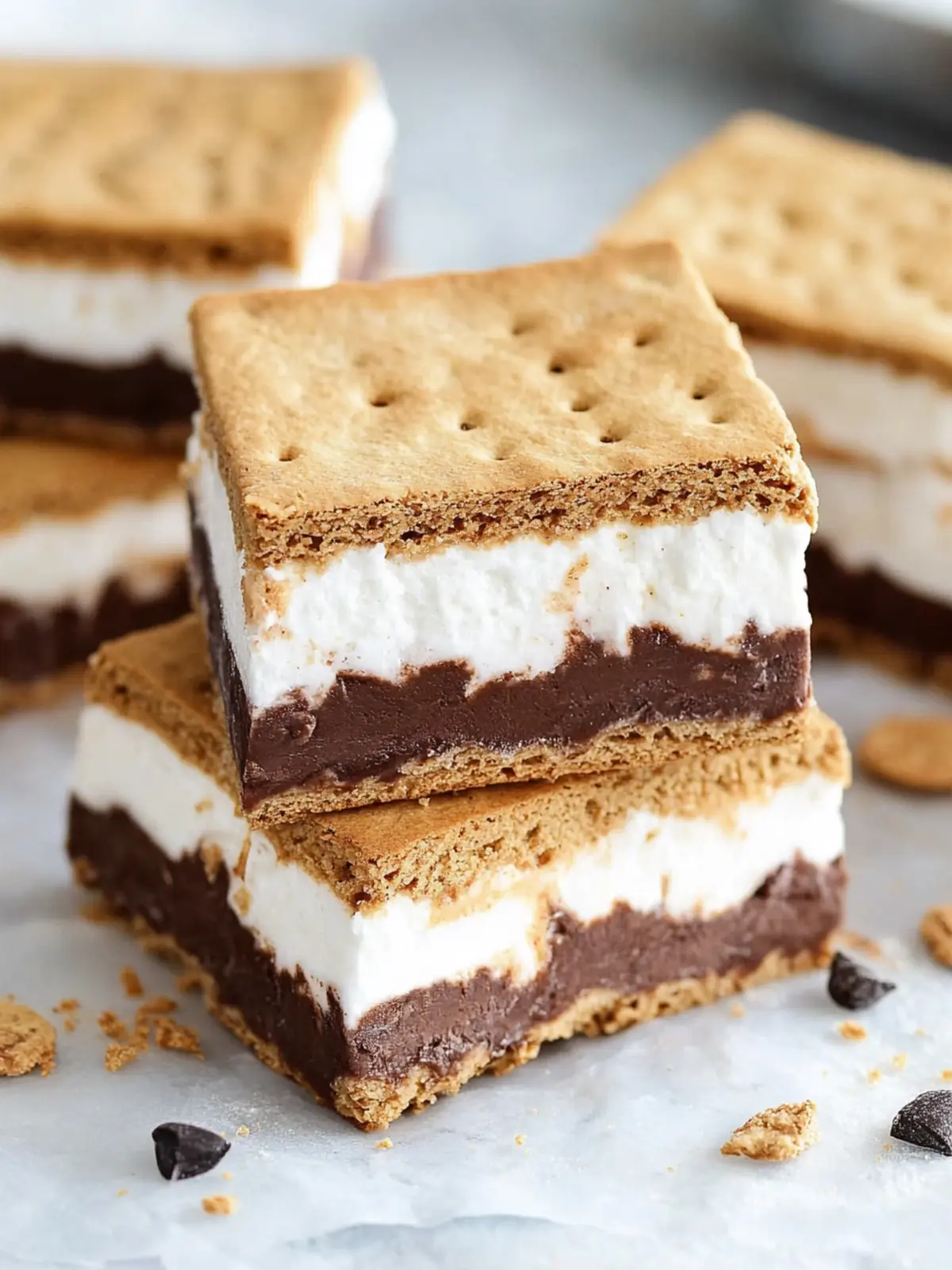 Frozen smores bars recipe
