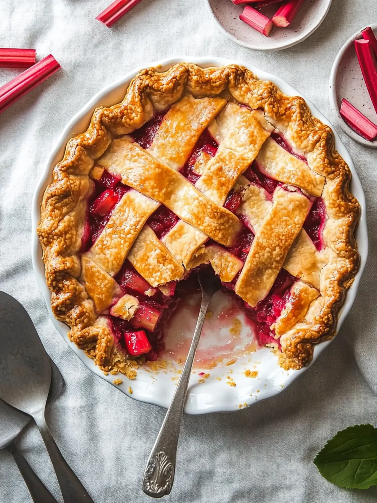 rhubarb pie