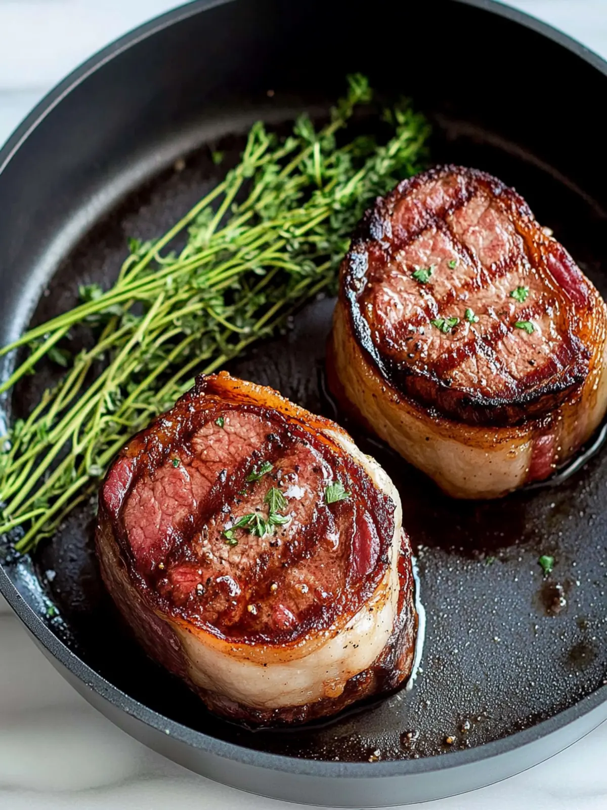 Bacon wrapped filet mignon recipe