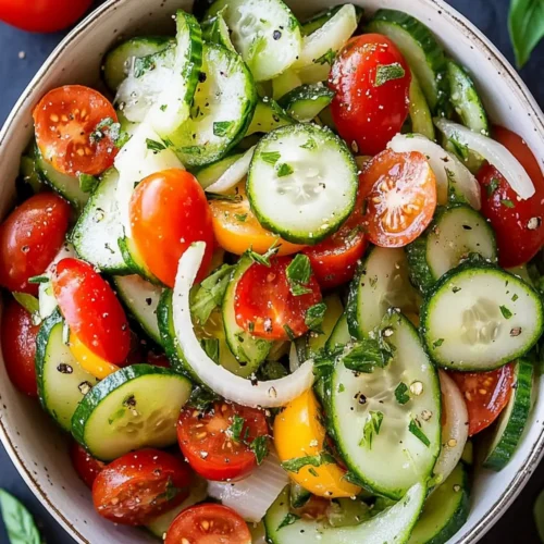 Tomato cucumber salad recipe
