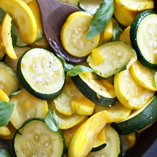 Zucchini and yellow squash recipe