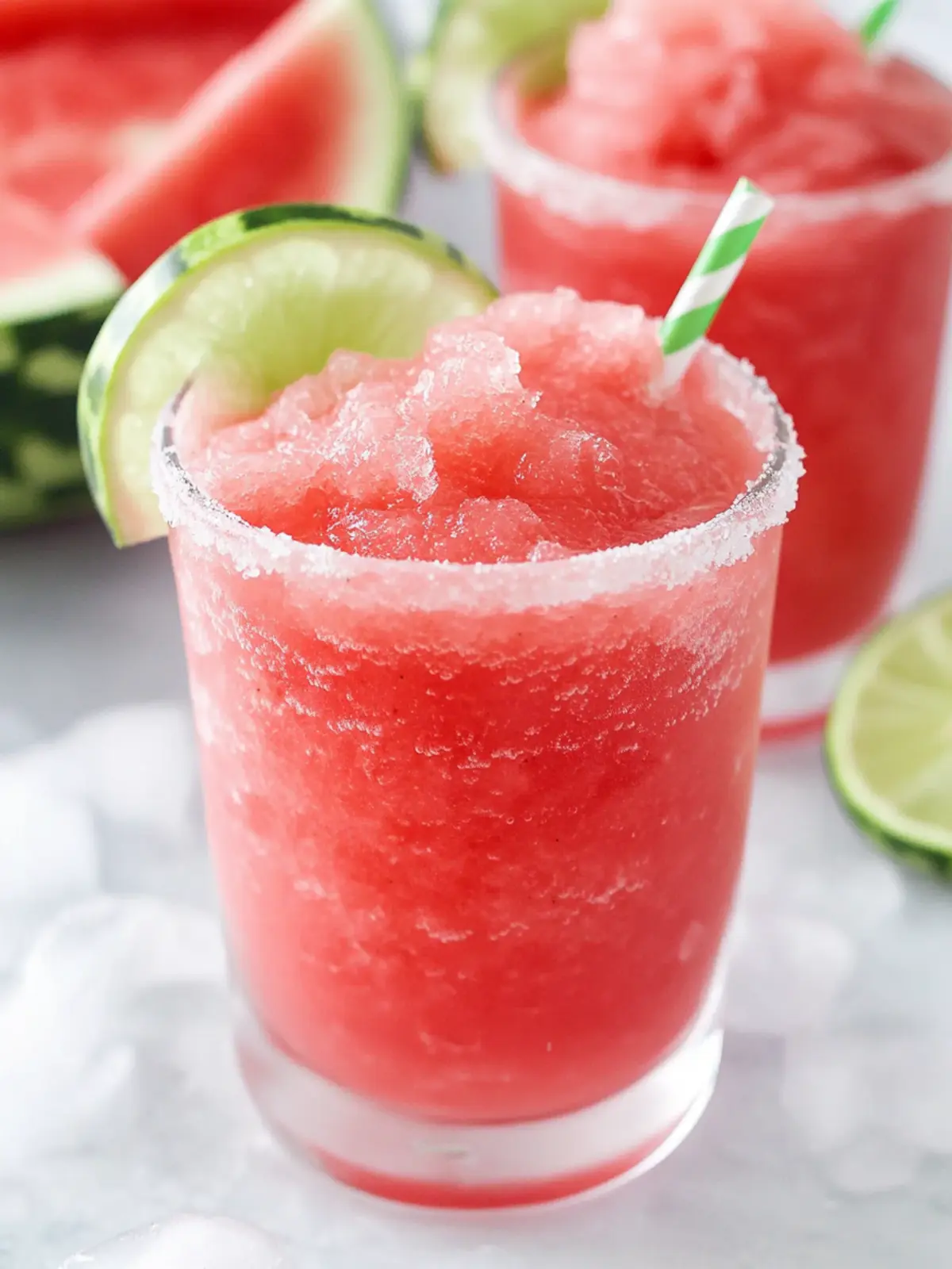 Watermelon slushie recipe
