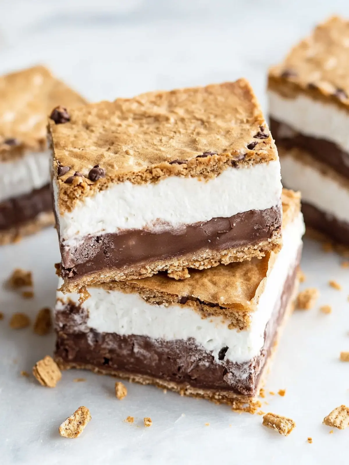 Frozen smores bars recipe