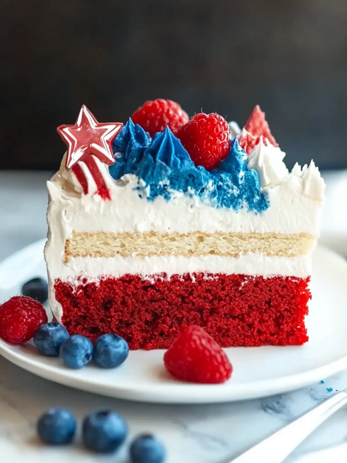 Red white and blue cake recipe
