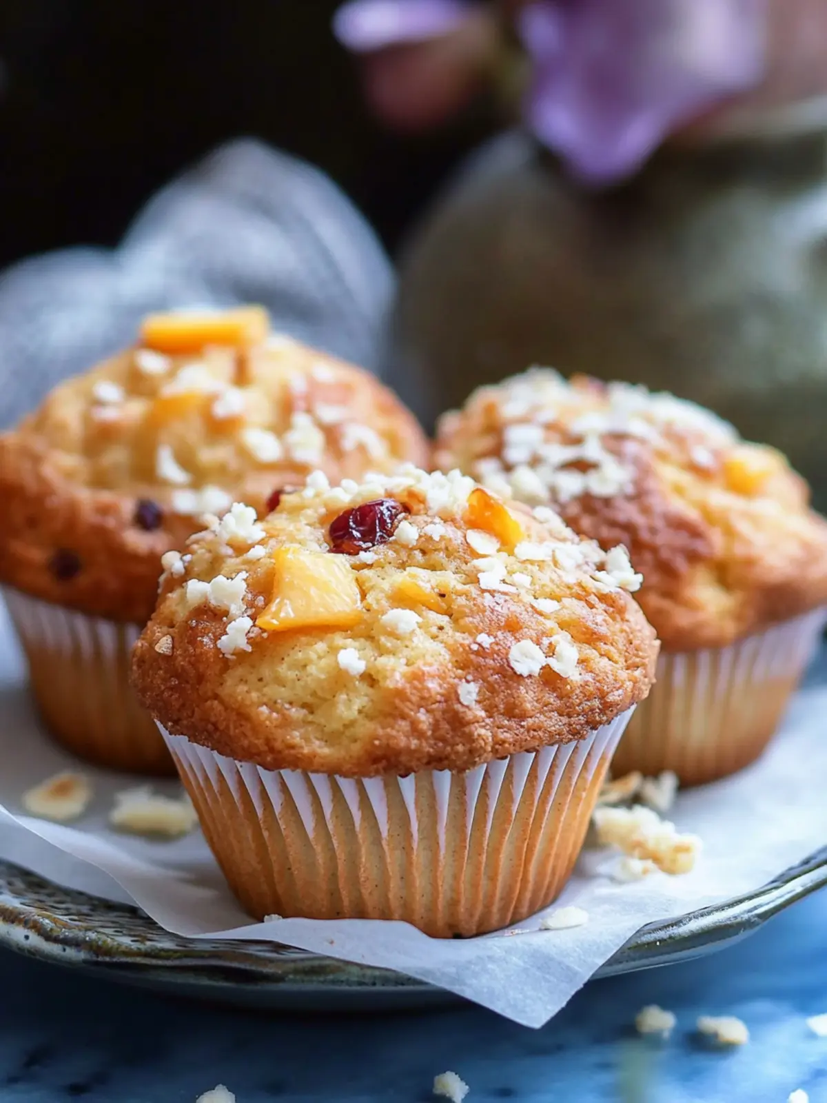 Peach muffins recipe