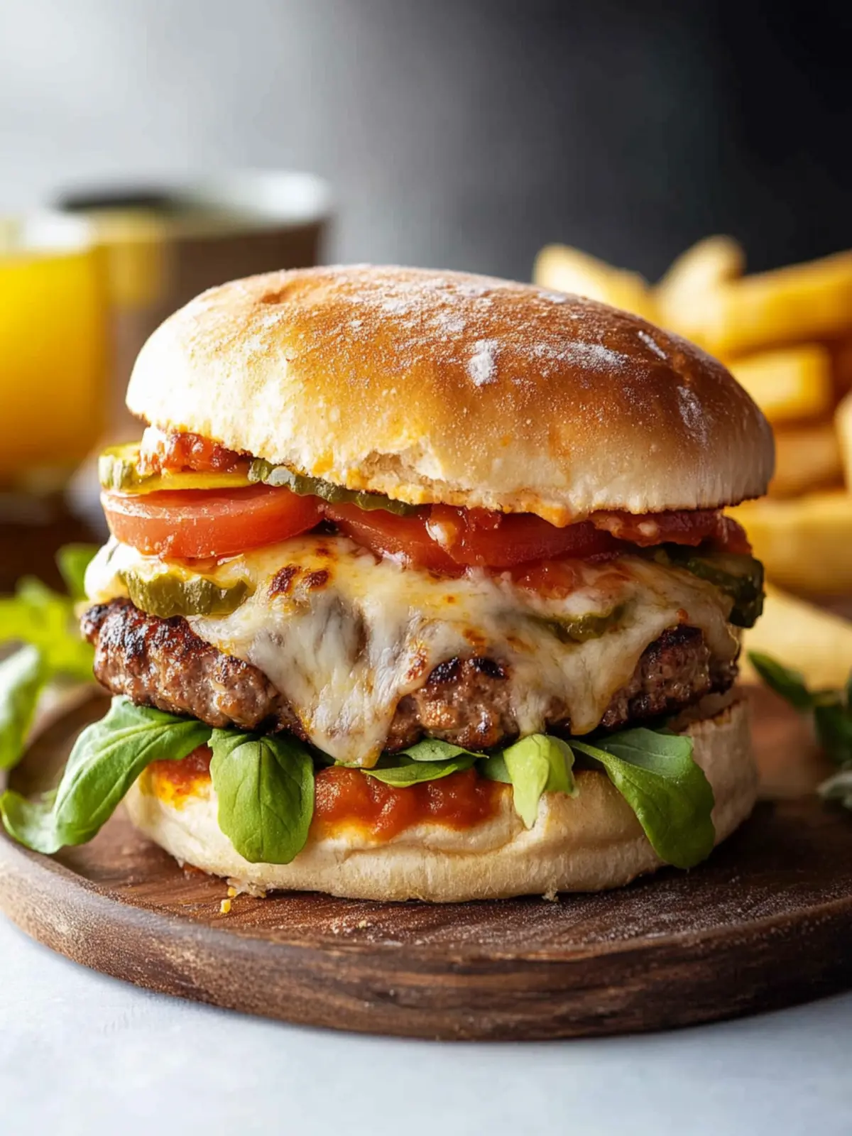 Pizza burger recipe