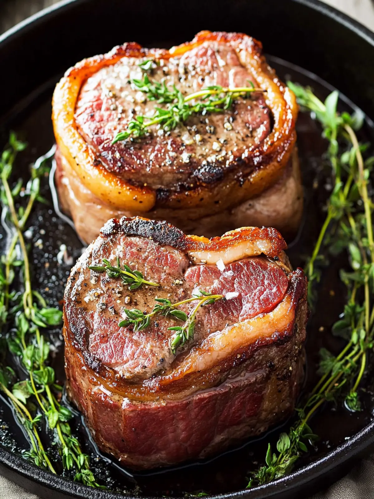 Bacon wrapped filet mignon recipe