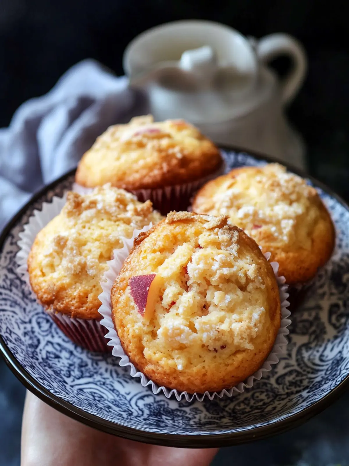 Peach muffins recipe